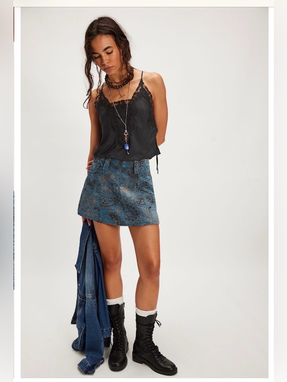 free people Micah Mini Skirt.  NWT